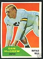Dan  McGrew (Buffalo Bills)